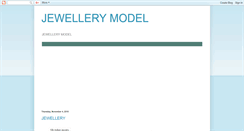 Desktop Screenshot of jewellery-models.blogspot.com