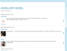 Tablet Screenshot of jewellery-models.blogspot.com