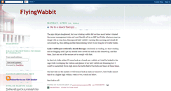 Desktop Screenshot of flyingwabbit.blogspot.com