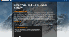 Desktop Screenshot of emoryoralsurgery.blogspot.com