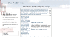 Desktop Screenshot of datewealthymen.blogspot.com