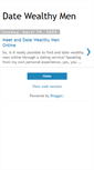 Mobile Screenshot of datewealthymen.blogspot.com