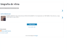 Tablet Screenshot of bio-vilma.blogspot.com