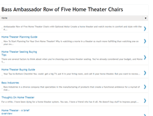 Tablet Screenshot of bassambassadorfivehometheaterchairs.blogspot.com