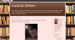 Desktop Screenshot of localdedebate.blogspot.com