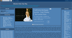 Desktop Screenshot of albanianvideoclips.blogspot.com