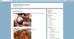 Desktop Screenshot of beyondbrowncheese.blogspot.com
