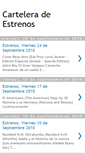 Mobile Screenshot of carteleradeestrenos.blogspot.com
