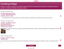 Tablet Screenshot of construyemujer.blogspot.com