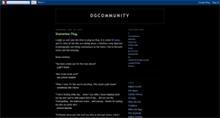 Desktop Screenshot of dgcommunity.blogspot.com