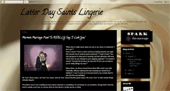 Desktop Screenshot of latterdaysaintslingerie.blogspot.com