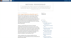 Desktop Screenshot of metodependidikan.blogspot.com