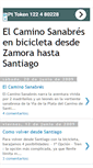 Mobile Screenshot of elcaminosanabres.blogspot.com