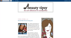 Desktop Screenshot of beautytipsy.blogspot.com