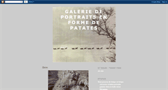 Desktop Screenshot of portraitspatates.blogspot.com