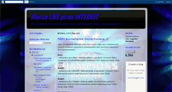 Desktop Screenshot of meczykilive.blogspot.com