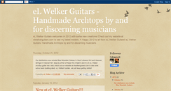 Desktop Screenshot of elwelkerguitars.blogspot.com