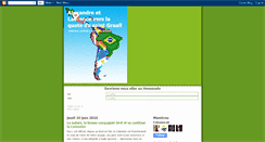 Desktop Screenshot of alexandre-ariane.blogspot.com