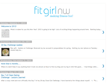 Tablet Screenshot of fitgirlnw.blogspot.com