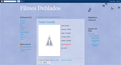 Desktop Screenshot of filmesdublado.blogspot.com