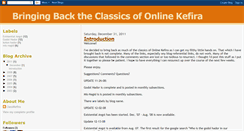 Desktop Screenshot of classikefira.blogspot.com