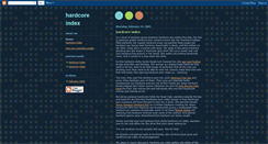 Desktop Screenshot of hardcore-index.blogspot.com