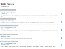 Tablet Screenshot of bartsroutes.blogspot.com