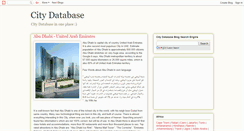 Desktop Screenshot of citydatabase.blogspot.com