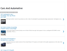 Tablet Screenshot of cars-and-auto.blogspot.com