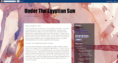 Desktop Screenshot of miriam-in-egypt.blogspot.com