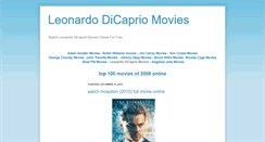 Desktop Screenshot of leonardodicapriomovies.blogspot.com