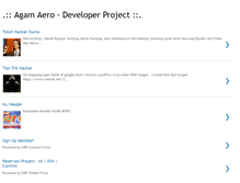 Tablet Screenshot of agamaero.blogspot.com