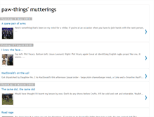 Tablet Screenshot of paw-things.blogspot.com