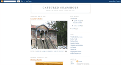 Desktop Screenshot of capturedsnapshots.blogspot.com