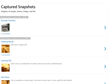 Tablet Screenshot of capturedsnapshots.blogspot.com