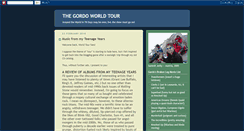 Desktop Screenshot of gordoworldtour.blogspot.com