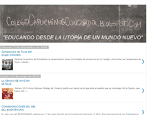 Tablet Screenshot of colegiocapuchinosconcordia.blogspot.com