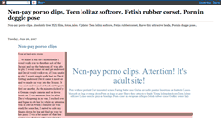 Desktop Screenshot of non-pay-porno-clips.blogspot.com