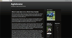 Desktop Screenshot of agilebrainz.blogspot.com