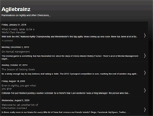 Tablet Screenshot of agilebrainz.blogspot.com