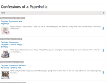 Tablet Screenshot of confessionsofapaperholic.blogspot.com