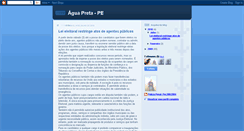 Desktop Screenshot of aguapretape.blogspot.com