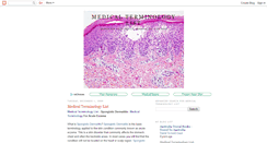 Desktop Screenshot of medical-terminology-list.blogspot.com