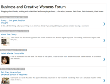 Tablet Screenshot of businessandcreativewomensforum.blogspot.com