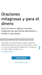 Mobile Screenshot of oracionesmilagrosasparatodo.blogspot.com