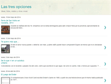 Tablet Screenshot of lastresopciones.blogspot.com