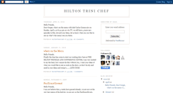 Desktop Screenshot of hiltontrinichef.blogspot.com
