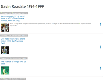 Tablet Screenshot of gavin-rossdale-1994-1997.blogspot.com