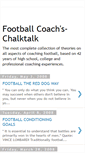 Mobile Screenshot of footballcoachs-chalktalk.blogspot.com