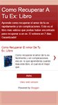 Mobile Screenshot of comorecuperaratuexlibro.blogspot.com